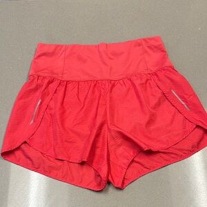 All in Motion Women's Bright Red Athletic Shorts